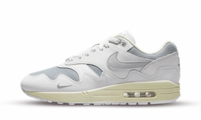 street-ready Modern Wear Nike Air Max 1 Patta Waves White Silver