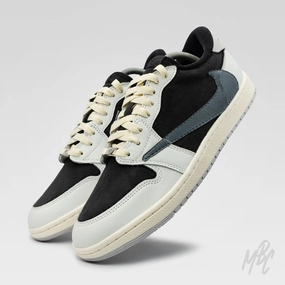 Mercury Cactus Suede - Jordan 1 Low OG Custom All-Purpose Comfort