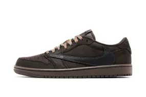 cold - resistant - design shoes Travis Scott x Air Jordan 1 Retro Low OG SP 'Velvet Brown'