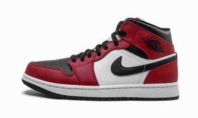 Air Jordan 1 Mid Chicago - Black Toe Versatile Wear