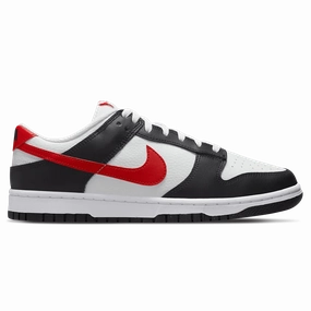 cross - country running footwear Nike Dunk Low 'Black White Red'