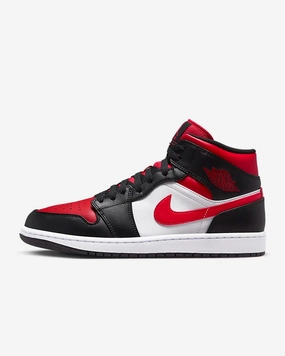 Nike - Air jordan 1 MID - BRED TOE Bounce Hike