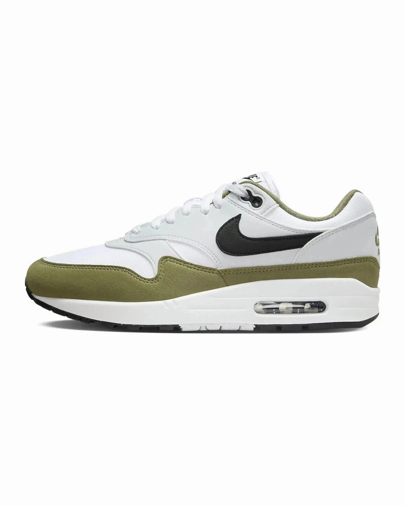 weekend runners Nike Air Max 1 White Black Medium Olive