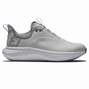 FootJoy Ladies Quantum Golf Shoes 97809 post - run stretch indoor running shoe features
