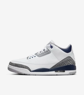 Comfortable Cushions Weightless Wear Nike - Air Jordan 3 Retro - Midnight Navy