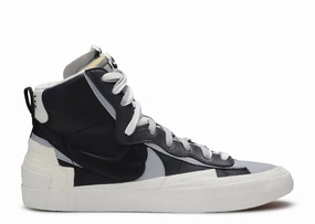 Nike Blazer Mid sacai Black Grey Urban Minimal Outfit Boost