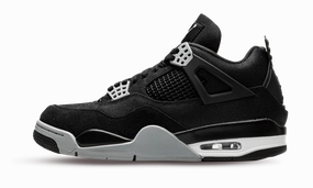 cushioned - sole shoes Jordan 4 Retro SE Black Canvas