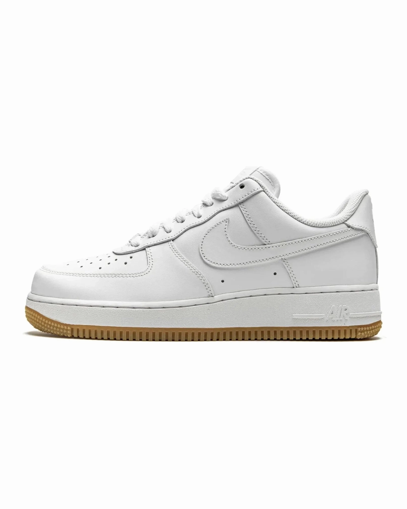 Nike Air Force 1 Low White Gum solid colored shoes