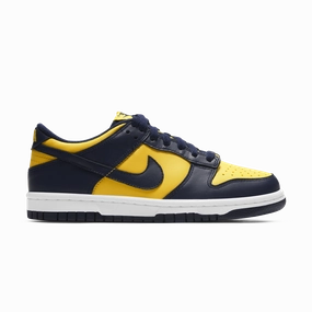 Nike Dunk Low 'Michigan' 2021 running in a jungle area shoes