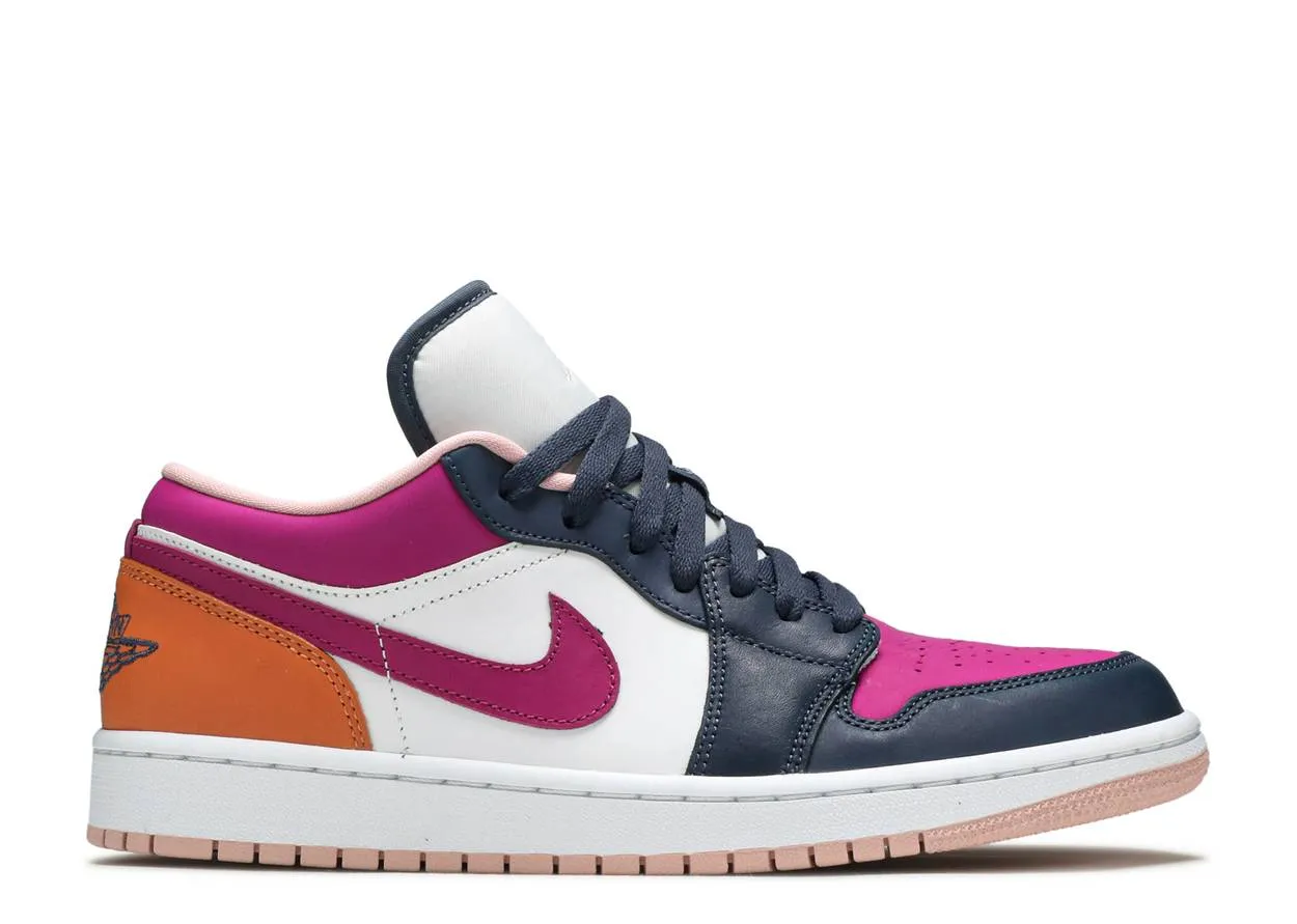Long Wear Jordan 1 Low Purple Magenta (W)