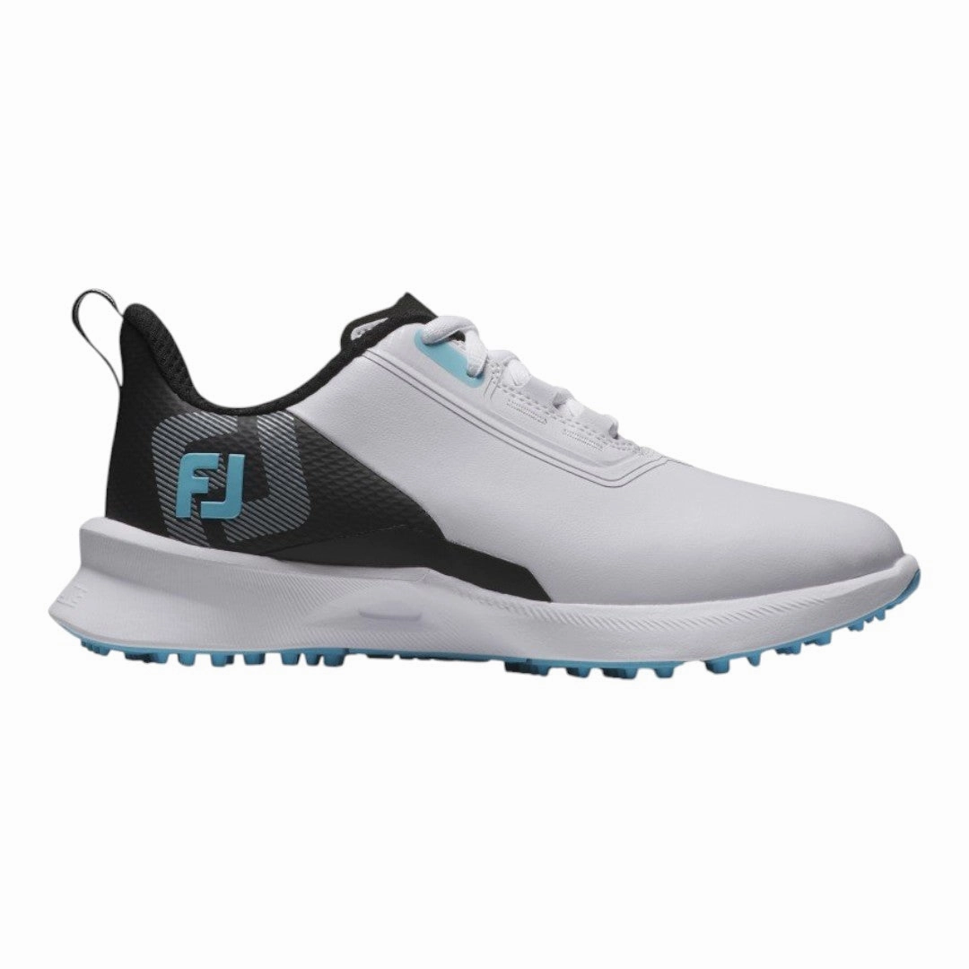 Junior FootJoy Fuel Golf Shoes 45042 running in a big city shoes