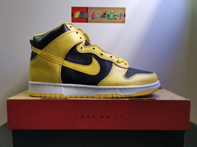 DS 1999' Nike Dunk High LE Goldenrod "WUTANG" Cool Touch Versatile Footwear