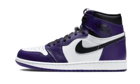 Air Jordan 1 High Court Purple White (2020) entry - level running shoes training routine shoe goal
