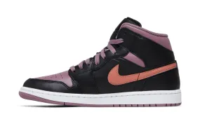 Superior Flexibility odor - control insole shoes Air Jordan 1 Mid SE 'Black Sky J Mauve'