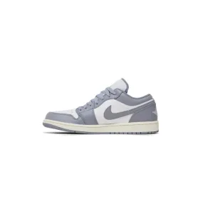 Strength training breathable mesh performance Air Jordan 1 Low 'Vintage Stealth Grey'