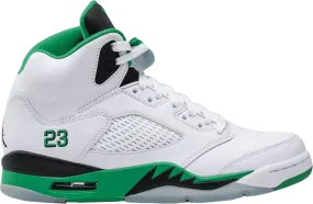 Air Jordan 5 Retro Lucky Green (W) trekking - like running shoes elastic - lace shoes