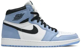 Air Jordan 1 Retro High White University Blue Black traction - grip shoes