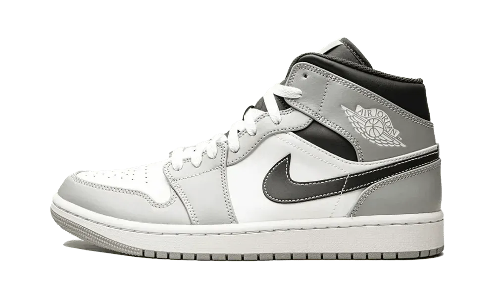graceful - running supportive insole Air Jordan 1 Mid Light Smoke Grey Anthracite