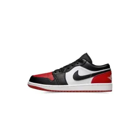 Air Jordan 1 Low 'Bred Toe 2.0' Versatile - use composite - sole - feature shoes