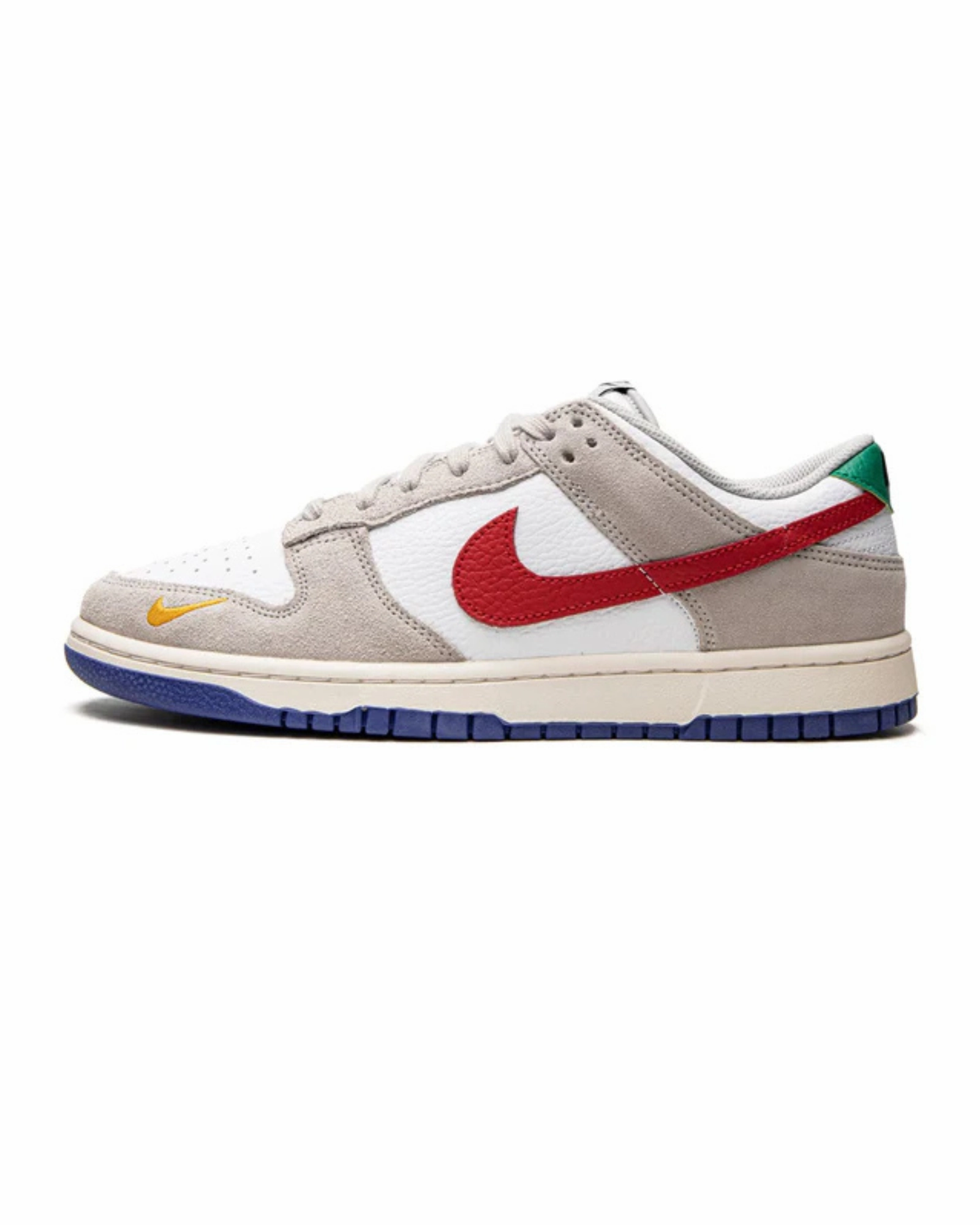 soft - touch - comfortability shoes running with a friend shoes Nike Dunk Low Light Iron Ore Red Blue