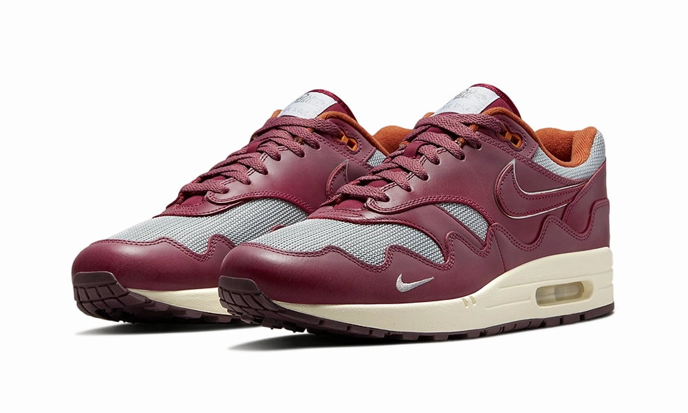 Air Max 1 Patta Rush Maroon energy - returning - midsole - feature shoes