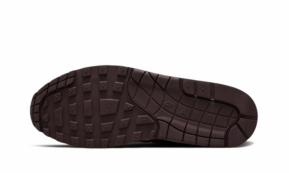 Air Max 1 Patta Rush Maroon fitness - enthusiast unisex shoes