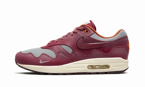 Air Max 1 Patta Rush Maroon backpacking - running shoes Grip Technology