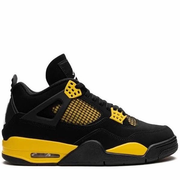 Jordan retro 4s yellow thunder surfing shoes Athletic Look