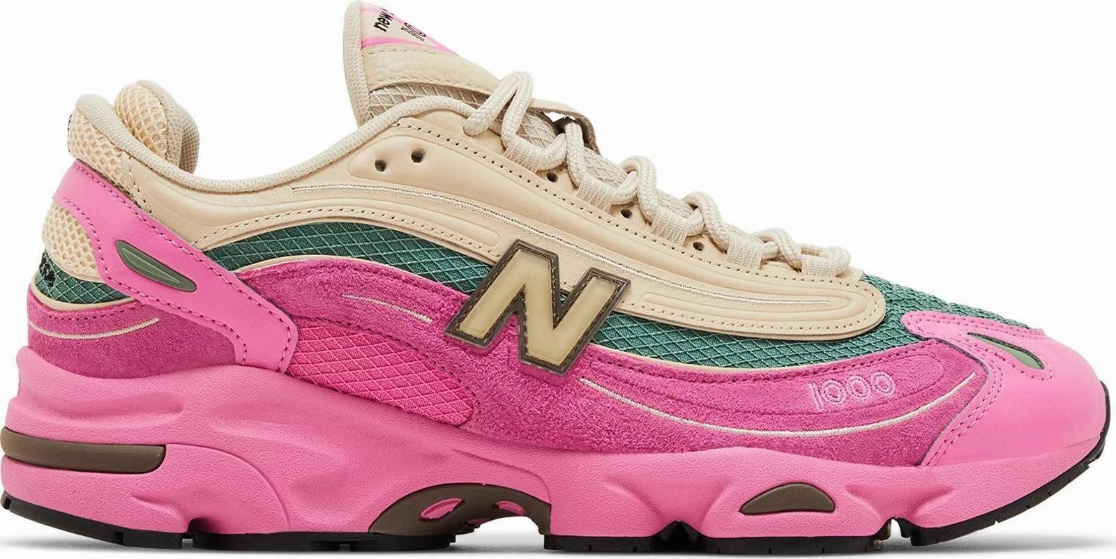 New Balance 1000 Real Pink Sandstone fashion - forward running shoes running in ultra - marathons shoes