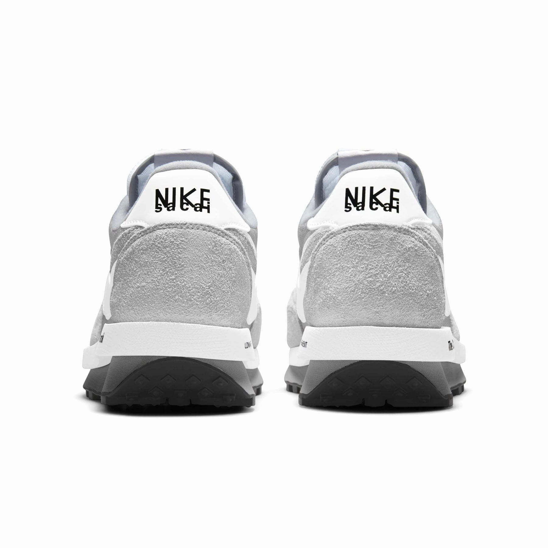 heel - strap shoes shoe care Fragment Design X Sacai X Nike LDV Waffle 'Light Smoke Grey'
