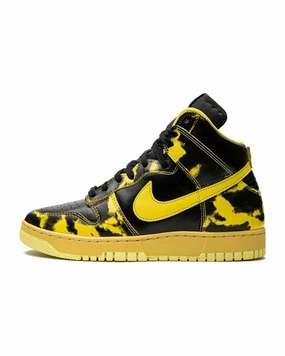 odor - resistant shoes foam sole Nike Dunk High 1985 Yellow Acid Wash