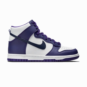 curved - last shoes Nike Dunk High GS 'Purple Midnight Navy'