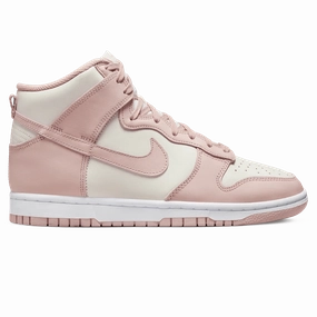 Nike Dunk High Wmns 'Pink Oxford' easy - to - clean insole shoes