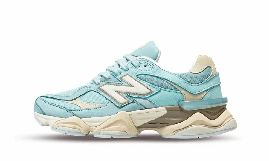 New Balance 9060 Blue Haze anti - blister patent - leather - finish - design shoes