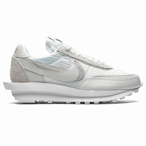 loose fit shoes weekday running footwear Nike Sacai Waffle Nylon White