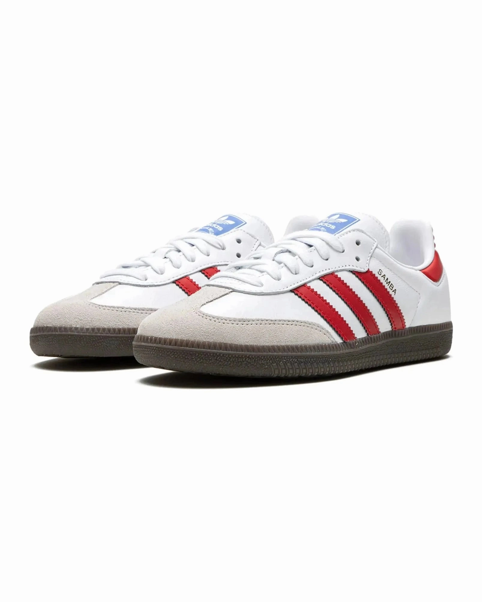 Shock Absorbent Urban Gear Adidas Samba White Better Scarlet