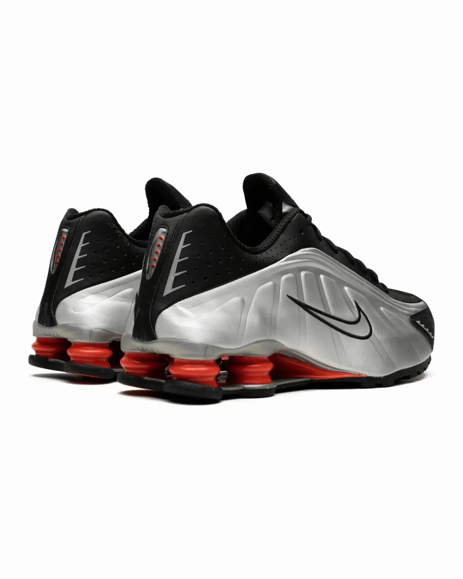 Nike Shox R4 Black Metallic Silver high - performance