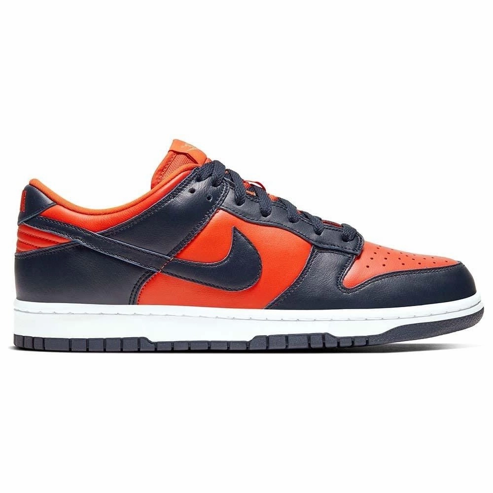 Nike Dunk Low Champs running in a crater area shoes
