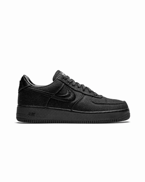 Nike Air Force 1 Low Stussy Black asymmetrical shoes Comfort - Focused