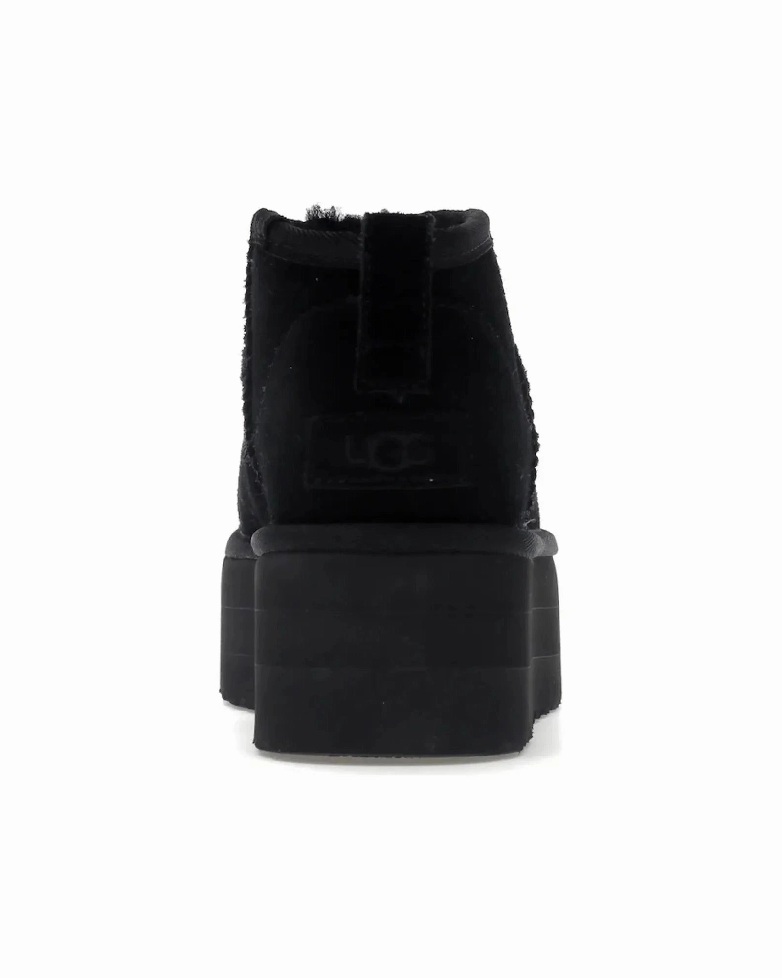 Air Pad Layered Base UGG Classic Ultra Mini Platform Black (W)