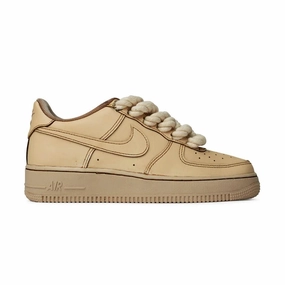 Impact absorption Padded cushioning Nike Air Force 1 07 'Coffee Rope Lace'