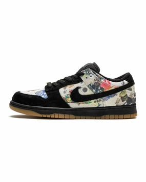 Nike SB Dunk Low Supreme Rammellzee ultra - marathon running in a travertine pool area shoes
