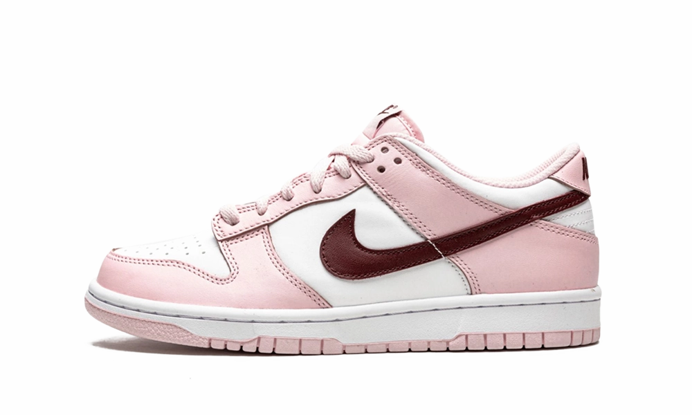 dark colors Nike Dunk Low Pink Red White