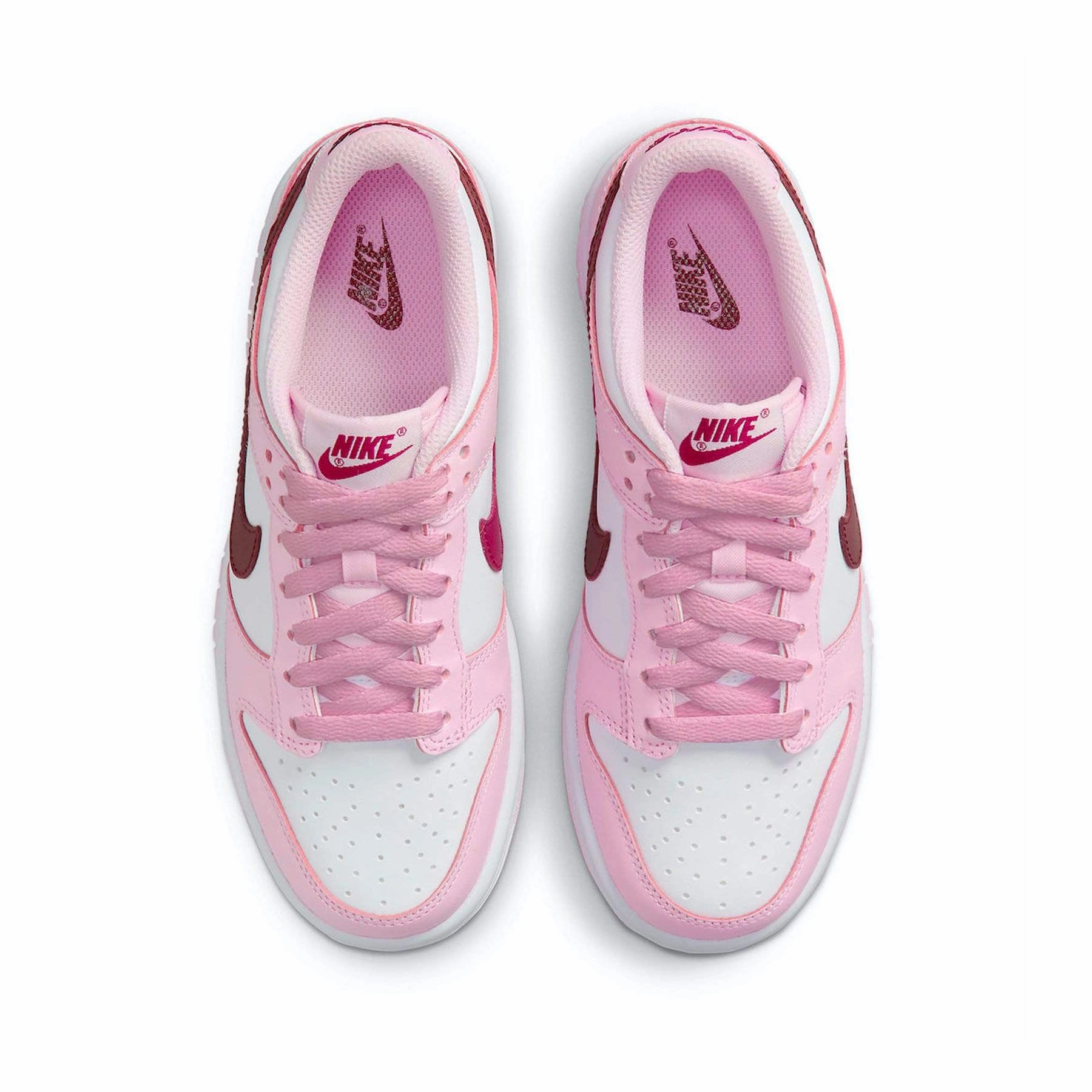 Nike Dunk Low 'Pink Red White' rural running shoes