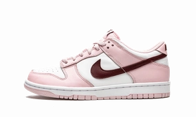 dark colors Nike Dunk Low Pink Red White