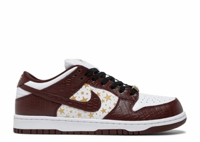 Nike SB Dunk Low Supreme Stars Barkroot Brown Transit Style Trainer Shoes