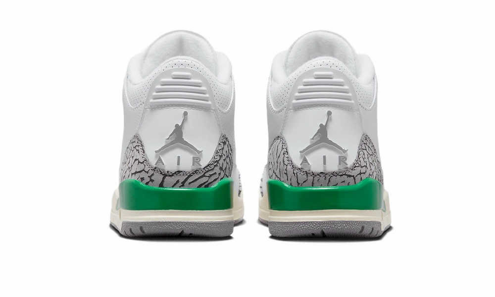 Athletic materials Cushion Heel Air Jordan 3 Retro Lucky Green