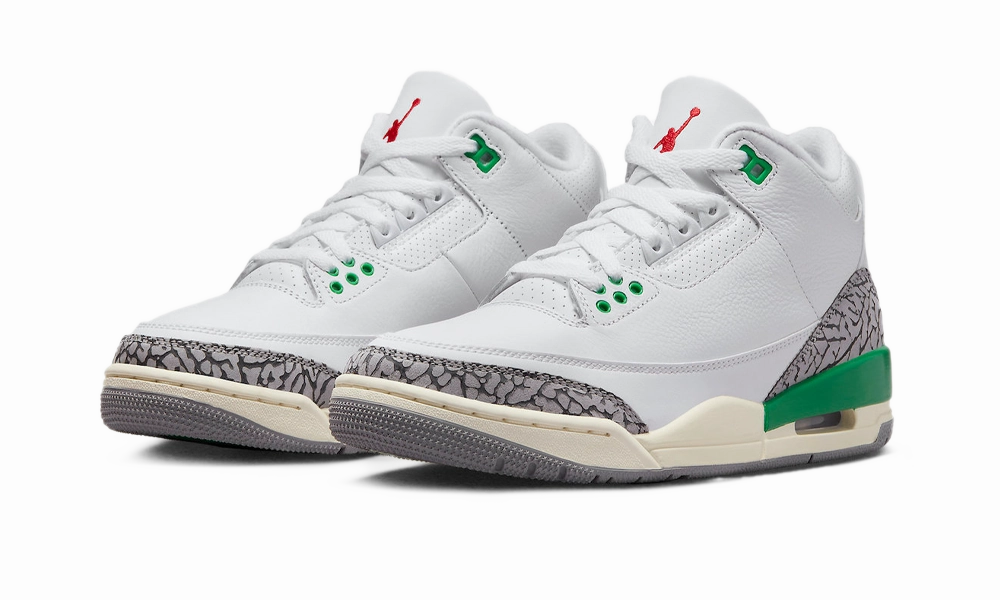 Air Jordan 3 Retro Lucky Green Foot Friendly Weekend Walker