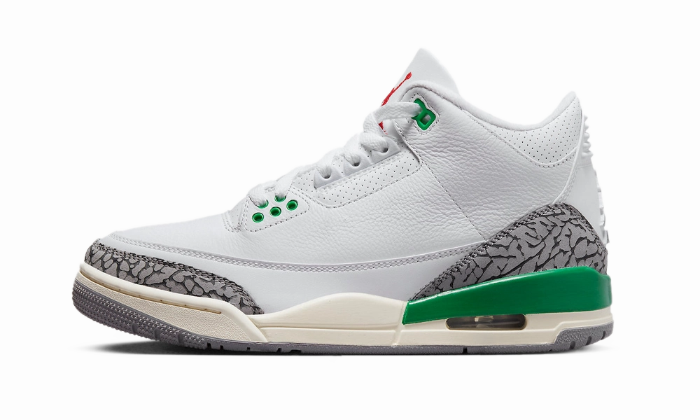 Street Style Air Jordan 3 Retro Lucky Green