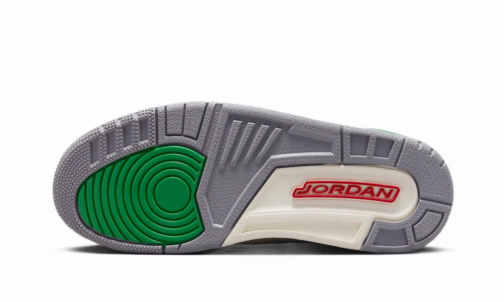 Air Jordan 3 Retro Lucky Green Unbeatable Traction City Pace